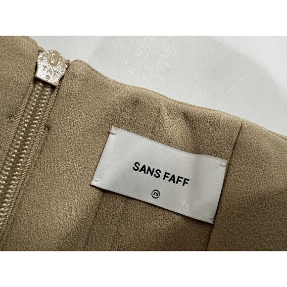 Sans Faff Half Moon Corset Top in Camel - Picture 5 of 5